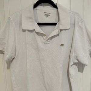 Banana Republic Factory Men's White Large Polo